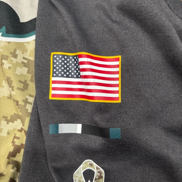 ⏰️Philadelphia Eagles Salute to Service T-Shirt XXL Mens Nike - Picture 7 of 12